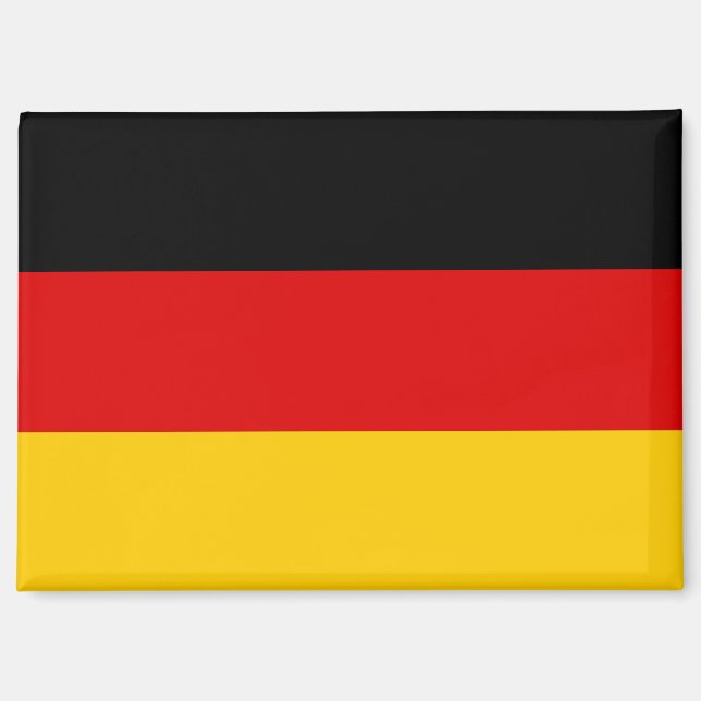 National Flag of Germany Rectangle magnet  (Front)