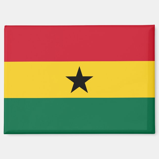 National Flag of Ghana Rectangle magnet  (Front)