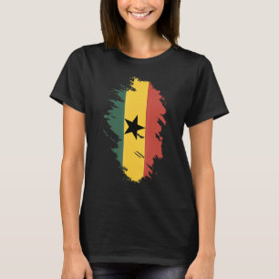 National Flag of Ghana souvenir for men women 6 T-Shirt