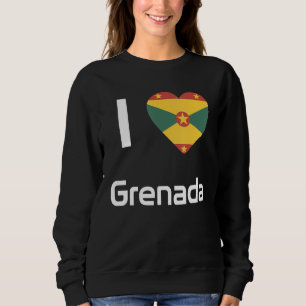 National Flag of Grenada souvenir for men women 4 Sweatshirt