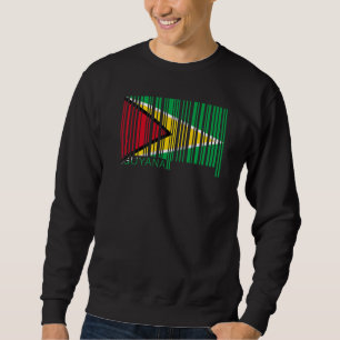 National Flag of Guyana souvenir for men women 5 Sweatshirt