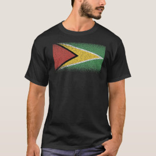 National Flag of Guyana souvenir  for men women  7 T-Shirt