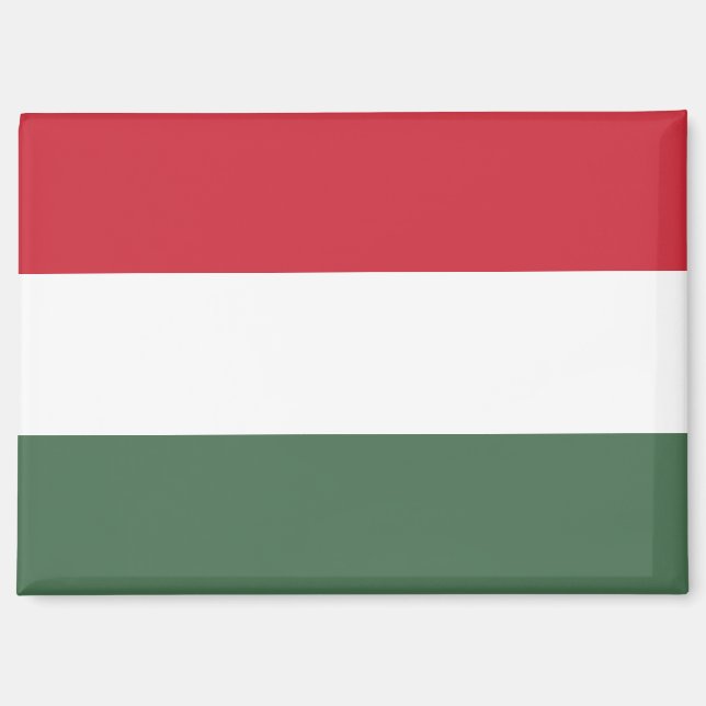 National Flag of Hungary Rectangle magnet  (Front)