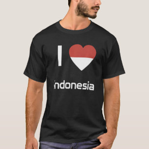 National Flag of Indonesia souvenir  for men women T-Shirt