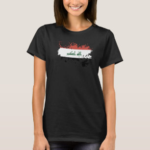 National Flag of Iraq souvenir for men women 3 T-Shirt