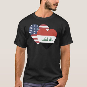 National Flag of Iraq souvenir for men women 7 T-Shirt