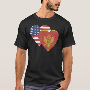 National Flag of Montenegro souvenir   for men wom T-Shirt