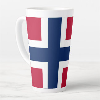 NATIONAL FLAG OF NORWAY LATTE MUG