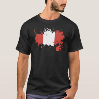 National Flag of Peru souvenir  for men women 3 T-Shirt