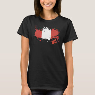 National Flag of Peru souvenir  for men women 3 T-Shirt