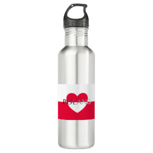 National Flag of Poland - Polska - Rzeczpospolita 710 Ml Water Bottle