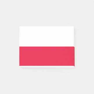 National Flag of Poland - Rzeczpospolita Polska Post-it Notes