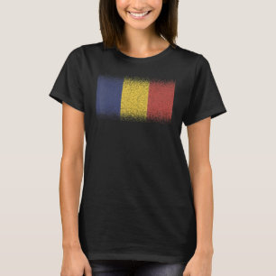 National Flag of Romania souvenir for men women T-Shirt