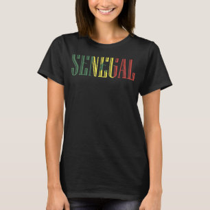 National Flag of Senegal souvenir for men women 1 T-Shirt