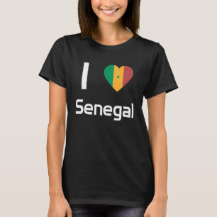 National Flag of Senegal souvenir for men women T-Shirt
