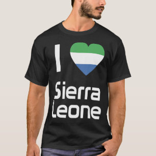 National Flag of Sierra Leone souvenir  for men wo T-Shirt