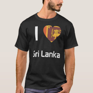 National Flag of Sri Lanka souvenir for men women T-Shirt