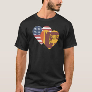 National Flag of Sri Lanka souvenir for men women T-Shirt