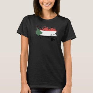 National Flag of Sudan souvenir for men women 1 T-Shirt