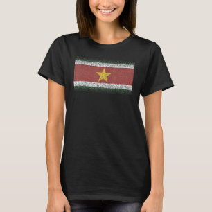 National Flag of Suriname souvenir  for men women  T-Shirt