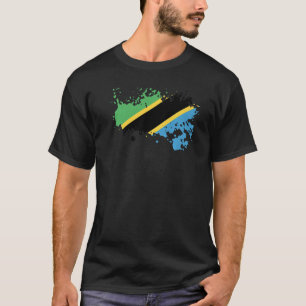 National Flag of Tanzania souvenir  for men women T-Shirt