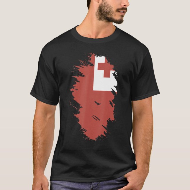 National Flag of Tonga souvenir   for men women T-Shirt (Front)