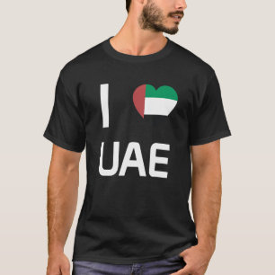 National Flag of UAE souvenir for men women T-Shirt
