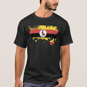 National Flag of Uganda souvenir for men women T-Shirt