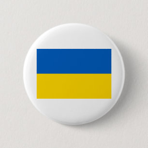 National Flag of Ukraine / Yкраїна 2 Inch Round Button