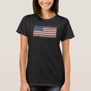 National Flag of USA souvenir  for men women  3 T-Shirt
