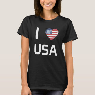 National Flag of USA souvenir  for men women 5 T-Shirt