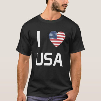 National Flag of USA souvenir for men women 5 T-Shirt