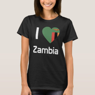 National Flag of Zambia souvenir for men women 2 T-Shirt