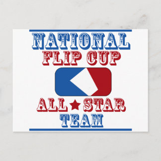 national flip cup champion postcard