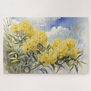 National Flower Australia Golden Wattle   Jigsaw Puzzle
