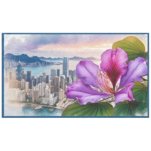 National Flower Bauhinia (Hong Kong)   large  Tablecloth