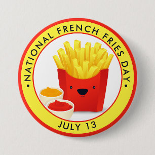 National French Fries Day 3 Inch Round Button