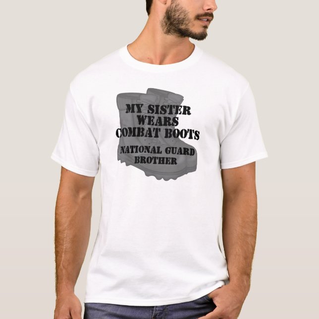 National Guard Brother Sister CB T-Shirt (Front)