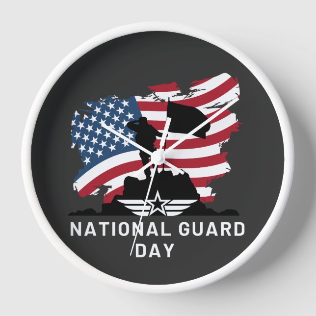 National Guard Day Clock (Front)