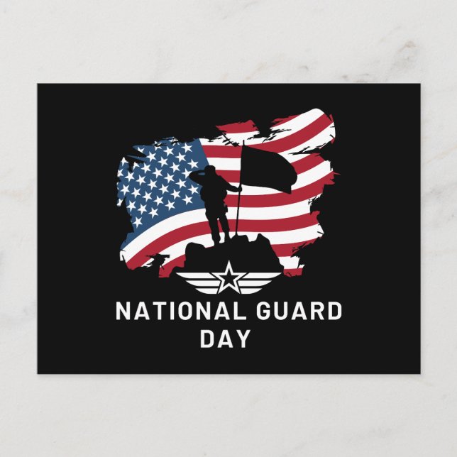 National Guard Day Postcard (Front)