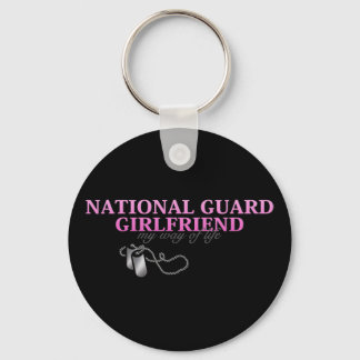 National Guard Girlfriend, my way of life Keychain