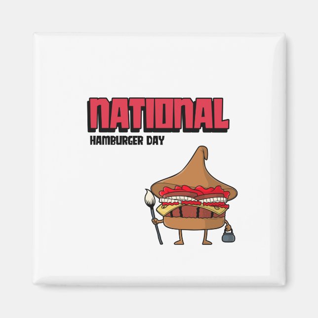 National Hamburger Day Magnet (Front)