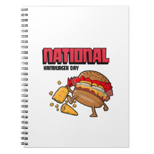 National Hamburger Day Notebook