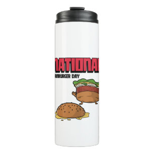 National Hamburger Day Thermal Tumbler