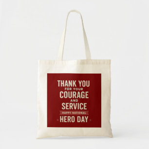 National Hero Day Thank you Typography Teachers Tote Bag