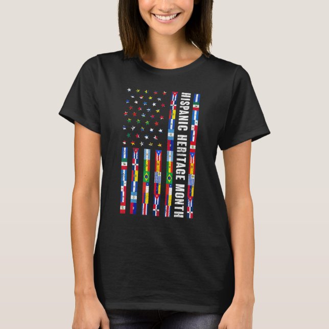 National Hispanic Heritage Month 3 T-Shirt (Front)