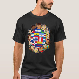 National Hispanic Heritage Month Boys Girls Latino T-Shirt