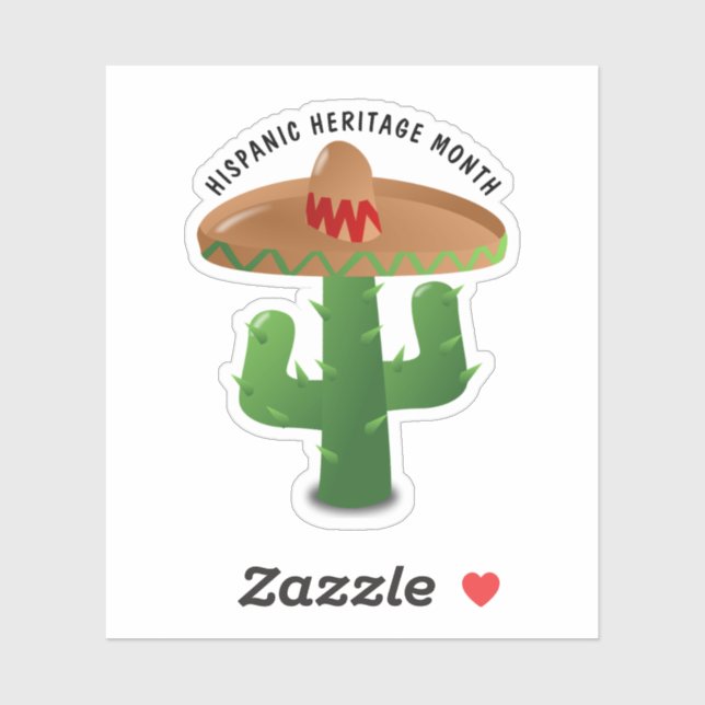 National Hispanic Heritage Month - Cactus (Sheet)