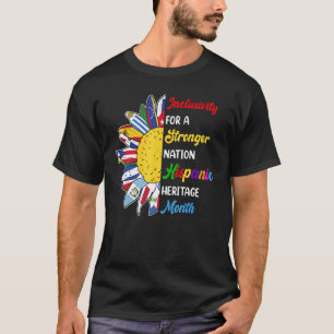 National Hispanic Heritage Month Decoration Flags  T-Shirt