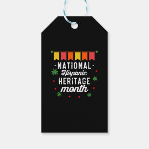 National Hispanic Heritage Month Funny Gift Gift Tags